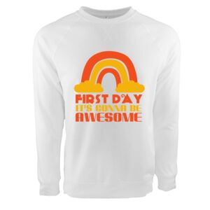 Unisex Laguna Raglan Crewneck Sweatshirt Thumbnail