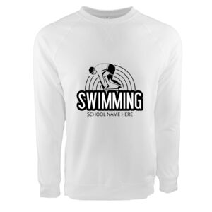 Unisex Laguna Raglan Crewneck Sweatshirt Thumbnail