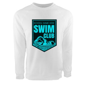 Unisex Laguna Raglan Crewneck Sweatshirt Thumbnail