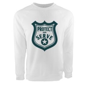 Unisex Laguna Raglan Crewneck Sweatshirt Thumbnail