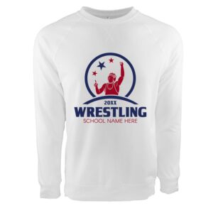 Unisex Laguna Raglan Crewneck Sweatshirt Thumbnail