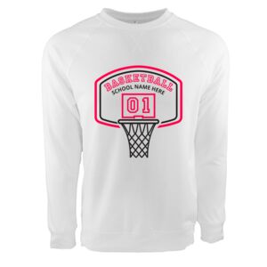 Unisex Laguna Raglan Crewneck Sweatshirt Thumbnail