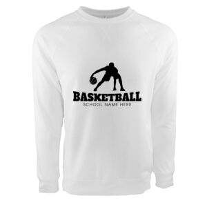 Unisex Laguna Raglan Crewneck Sweatshirt Thumbnail