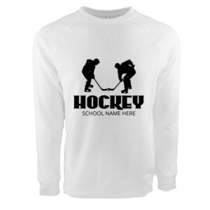 Unisex Laguna Raglan Crewneck Sweatshirt Thumbnail