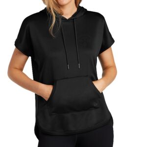 Women's Performance Terry Short Sleeve Hoodie Thumbnail