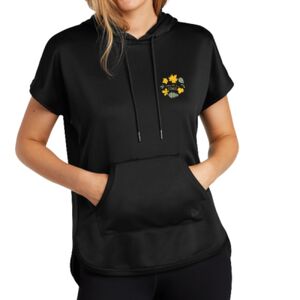 Women's Performance Terry Short Sleeve Hoodie Thumbnail