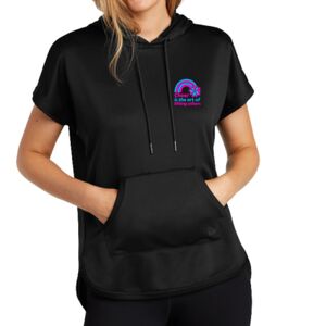 Women's Performance Terry Short Sleeve Hoodie Thumbnail