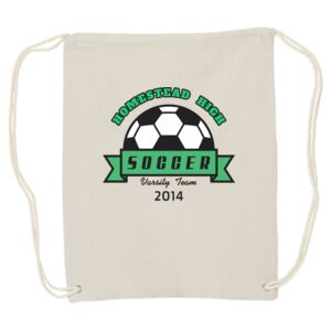 Canvas Drawstring Backpack Thumbnail