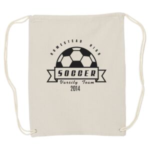 Canvas Drawstring Backpack Thumbnail