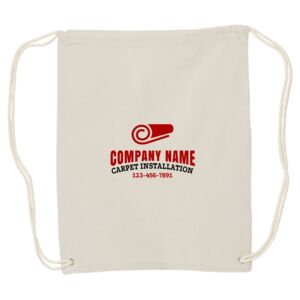 Canvas Drawstring Backpack Thumbnail