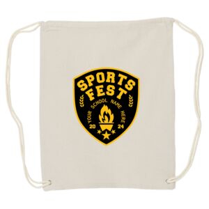 Canvas Drawstring Backpack Thumbnail