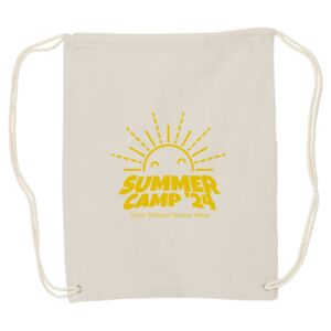 Canvas Drawstring Backpack Thumbnail