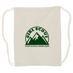 Canvas Drawstring Backpack Thumbnail