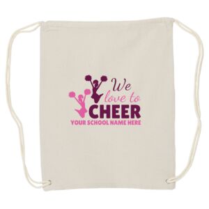 Canvas Drawstring Backpack Thumbnail