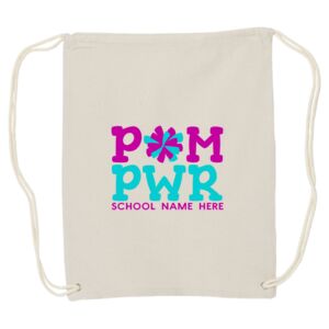 Canvas Drawstring Backpack Thumbnail