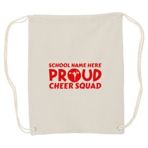 Canvas Drawstring Backpack Thumbnail