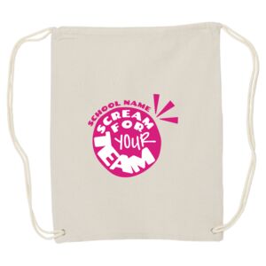 Canvas Drawstring Backpack Thumbnail