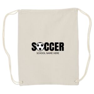 Canvas Drawstring Backpack Thumbnail