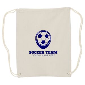 Canvas Drawstring Backpack Thumbnail