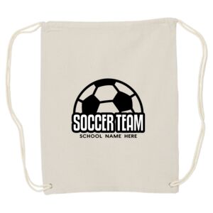 Canvas Drawstring Backpack Thumbnail