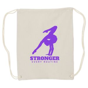 Canvas Drawstring Backpack Thumbnail