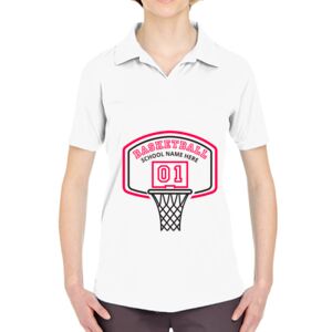 Ladies' Cool & Dry Sport Performance Interlock Polo Thumbnail