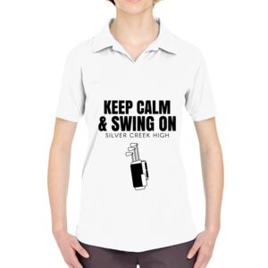Ladies' Cool & Dry Sport Performance Interlock Polo Thumbnail