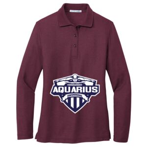 Women's Silk Touch Long Sleeve Polo Thumbnail