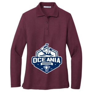 Women's Silk Touch Long Sleeve Polo Thumbnail