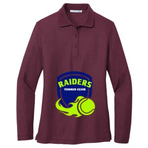 Women's Silk Touch Long Sleeve Polo Thumbnail
