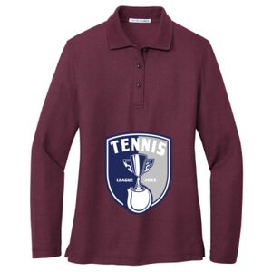 Women's Silk Touch Long Sleeve Polo Thumbnail
