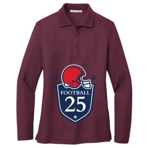 Women's Silk Touch Long Sleeve Polo Thumbnail