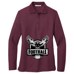 Women's Silk Touch Long Sleeve Polo Thumbnail