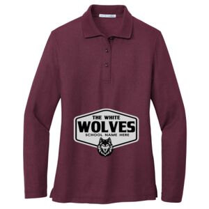 Women's Silk Touch Long Sleeve Polo Thumbnail